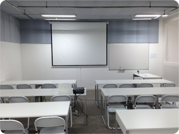 Notre salle principale de cours.